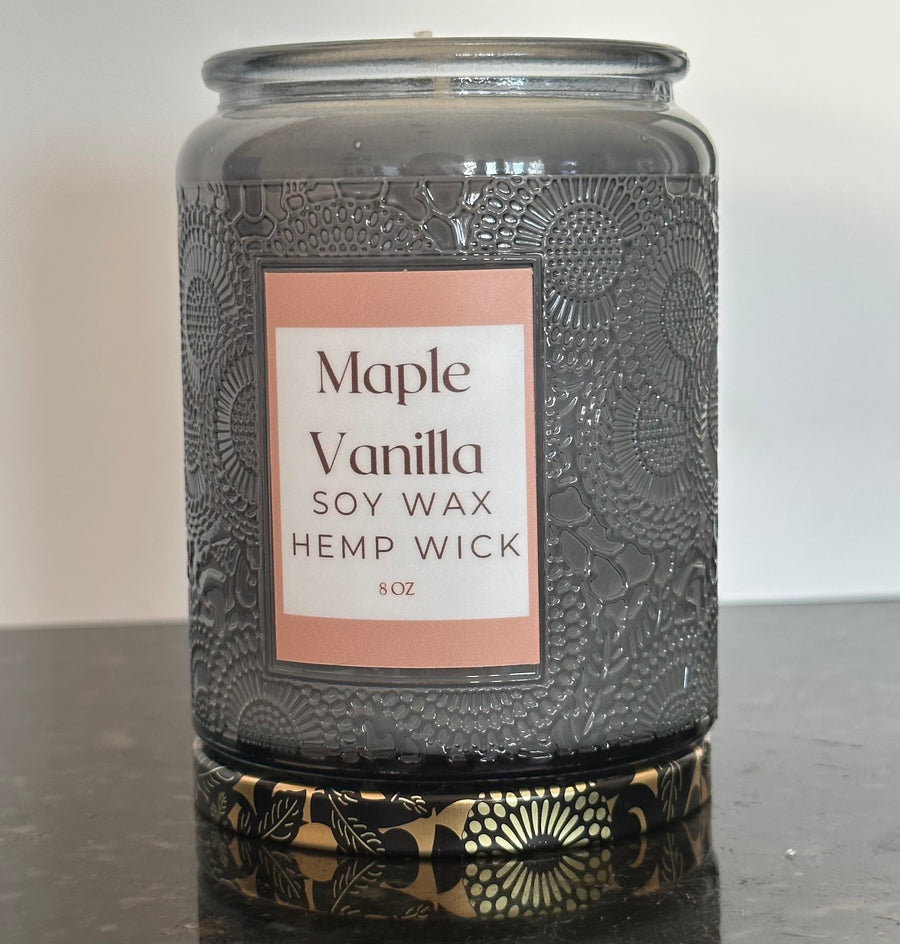 Maple Vanilla Soy Wax with Hemp Wick